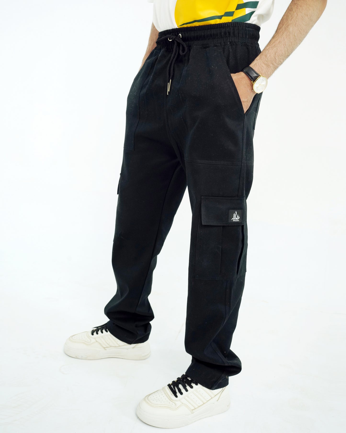 Black VI Cargo Trouser