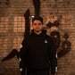 Layers of life black hoodie - Qafilastudio