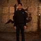 Layers of life black hoodie - Qafilastudio