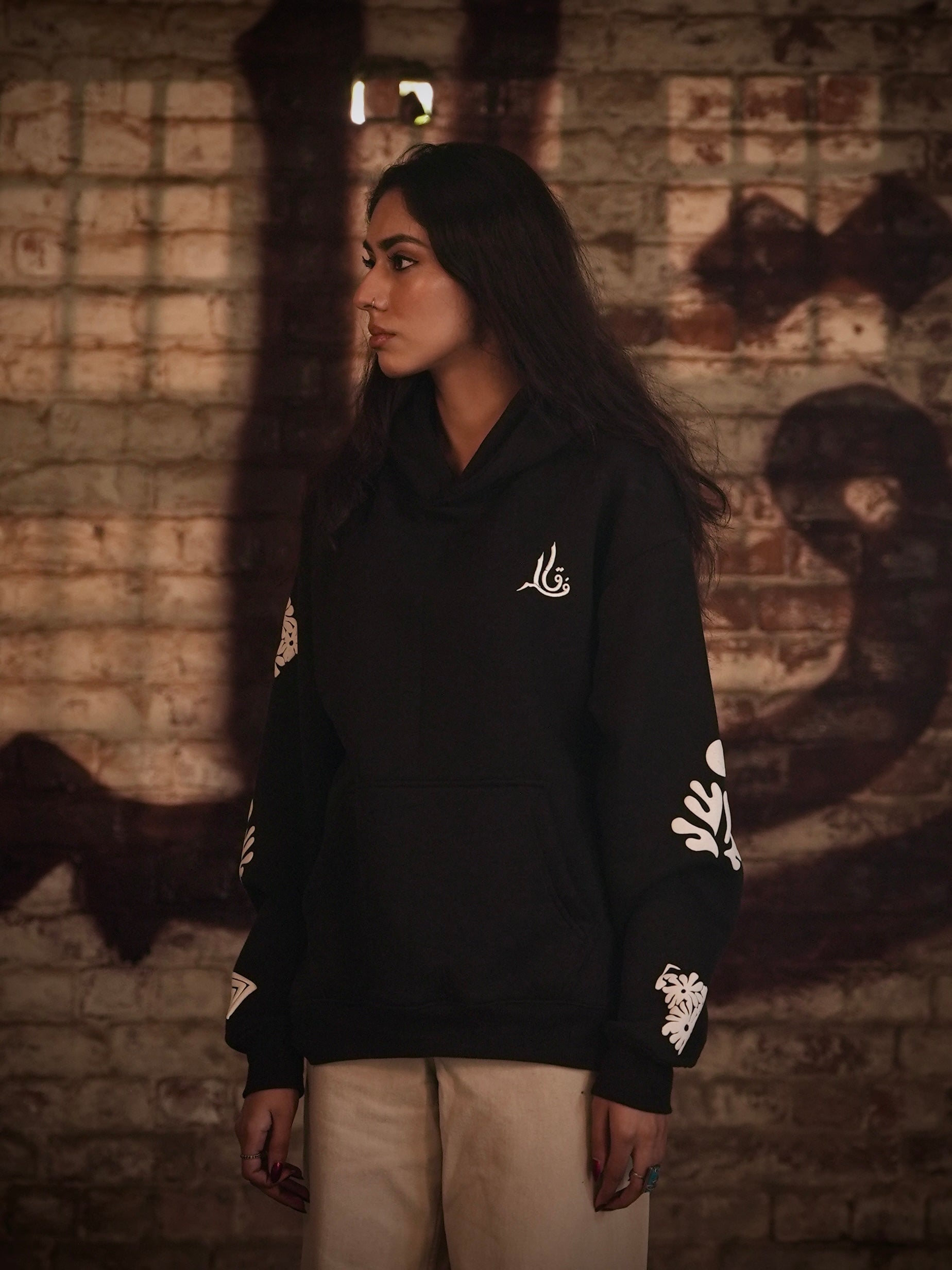 Layers of life black hoodie