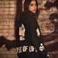 Layers of life black hoodie - Qafilastudio