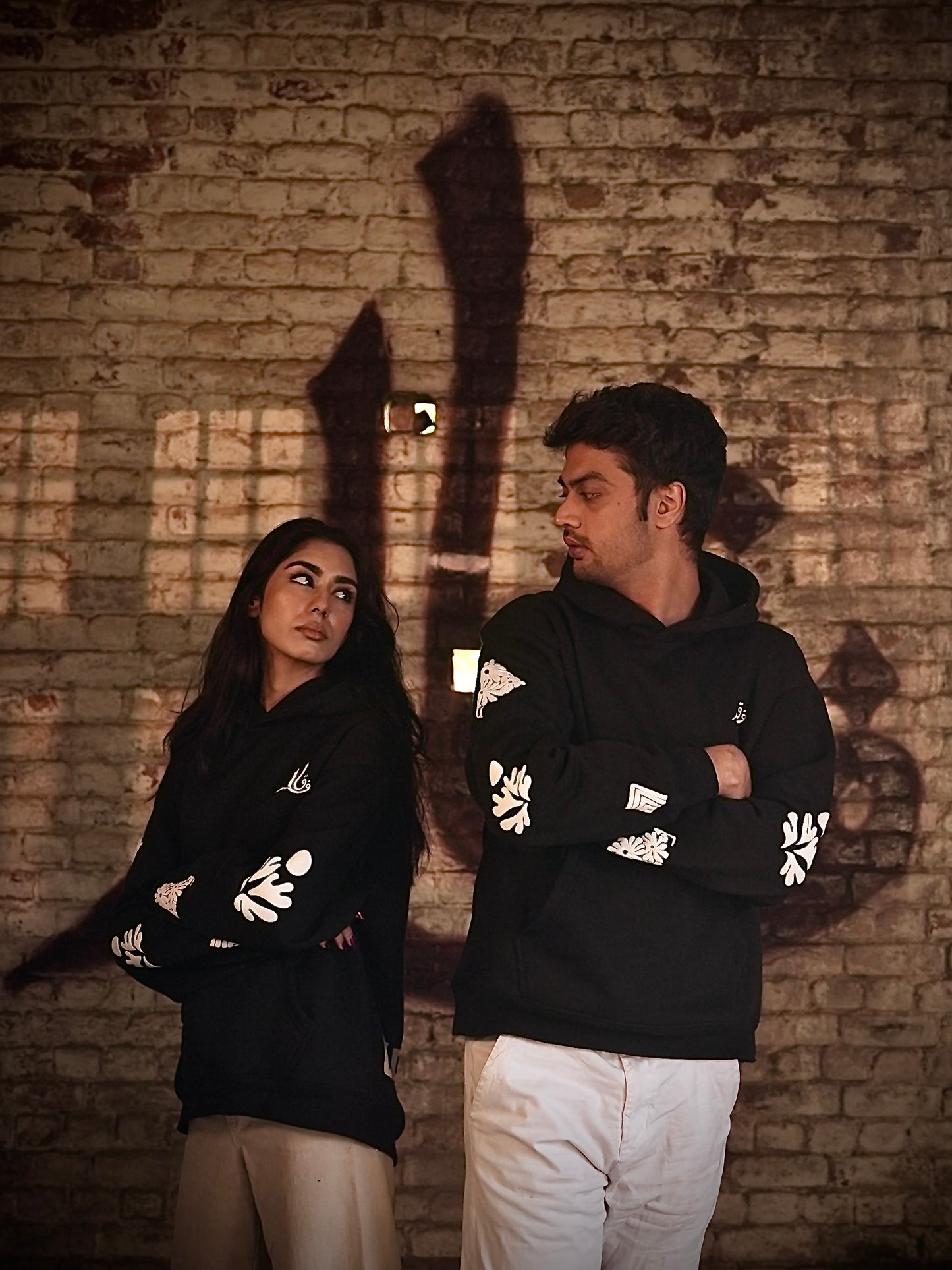 Layers of life black hoodie - Qafilastudio