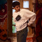 Khuwahish white sweatshirt - Qafilastudio