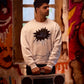 Khuwahish white sweatshirt - Qafilastudio