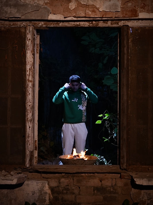 Parwaaz Green Hoodie