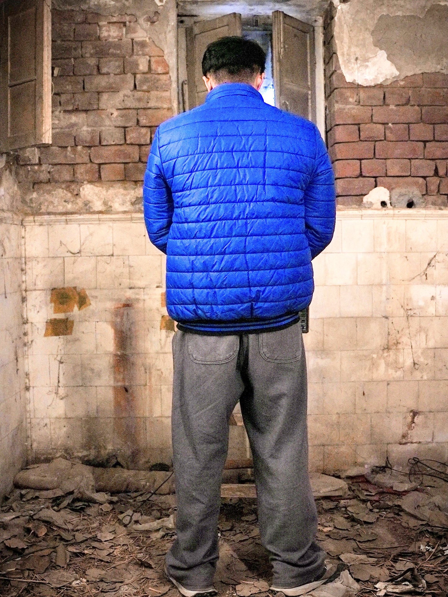 Panelled Quilted Puffer Jacket - Qafilastudio