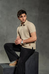 BLACK, SKY, KHAKI AND BEIGE POLO SHIRTS - Qafilastudio