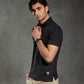 Pack of 3 Plisse Johnny Collar Polo Shirts - Qafilastudio