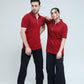 Maroon Zipper Polo