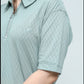 Light Green Zipper Polo - Qafilastudio