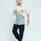 Grained Jacquard Casual Shirt - Qafilastudio