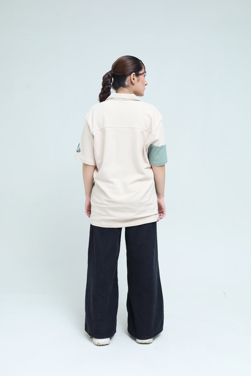 Grained Jacquard Casual Shirt - Qafilastudio