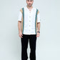 Tri-Color Cut & Sew Shirt - Qafilastudio