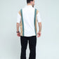 Tri-Color Cut & Sew Shirt - Qafilastudio