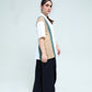 Tri-Color Cut & Sew Shirt - Qafilastudio