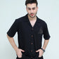 Striped Black Jacquard Shirt