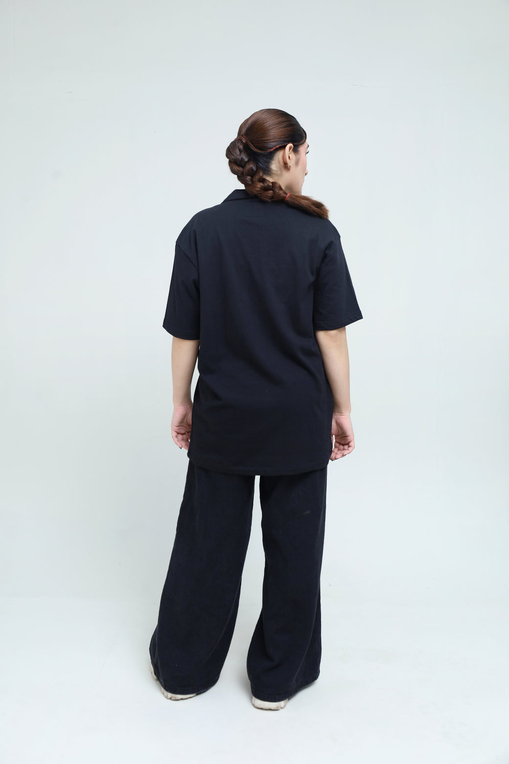 Striped Black Jacquard Shirt
