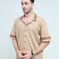 Striped Jacquard Button Down Shirt