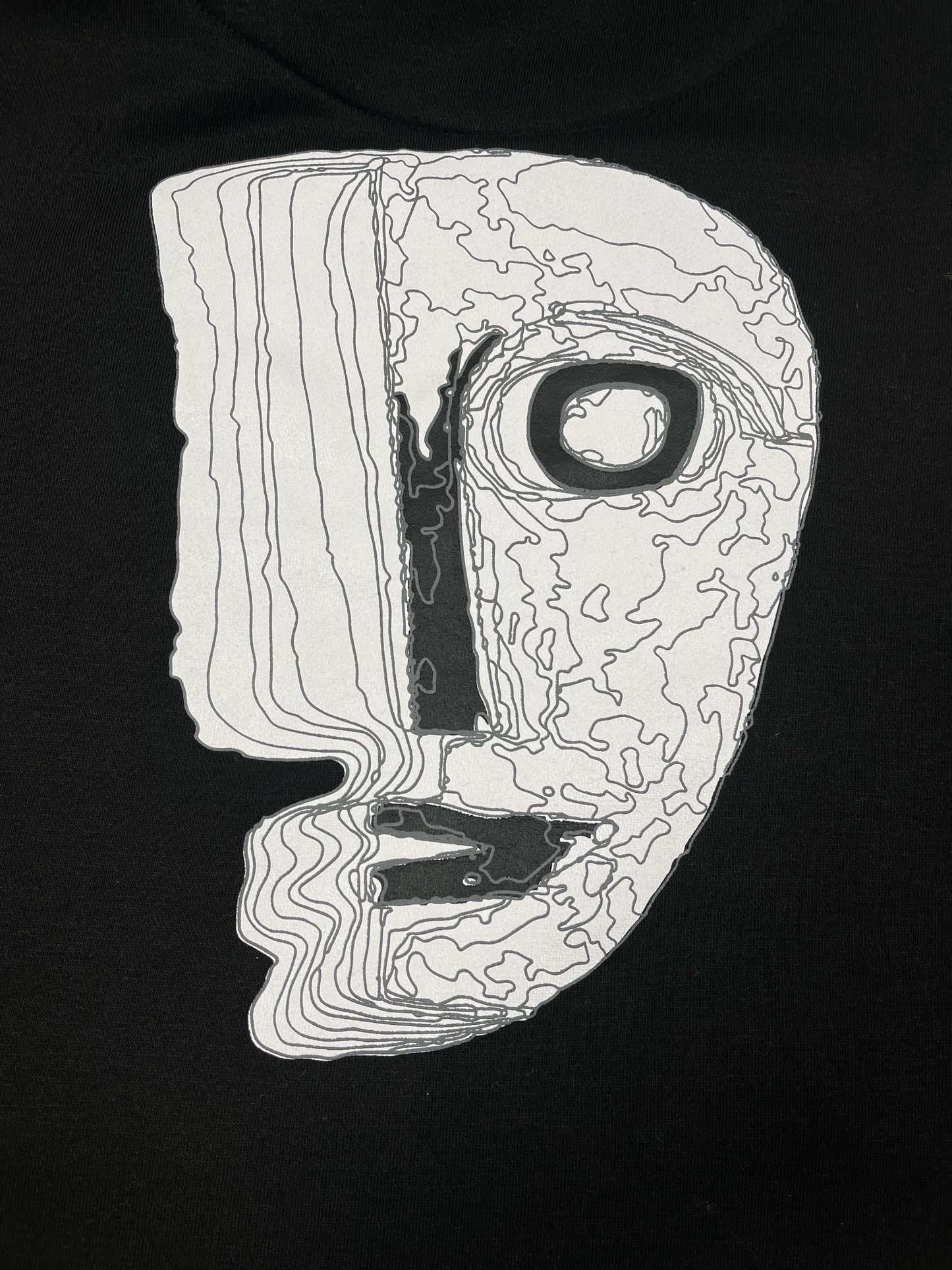 Layers of life black hoodie - Qafilastudio