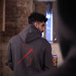 Karegare Charcoal Hoodie - Qafilastudio
