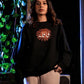 Junoon black sweatshirt - Qafilastudio