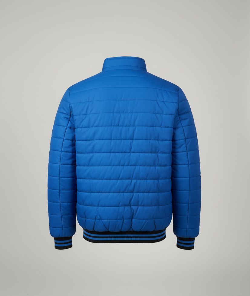 Panelled Quilted Puffer Jacket - Qafilastudio