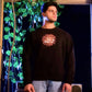 Junoon black sweatshirt - Qafilastudio