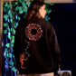 Junoon black sweatshirt - Qafilastudio