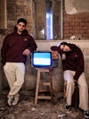 ULFAT BROWN HOODIE - Qafilastudio