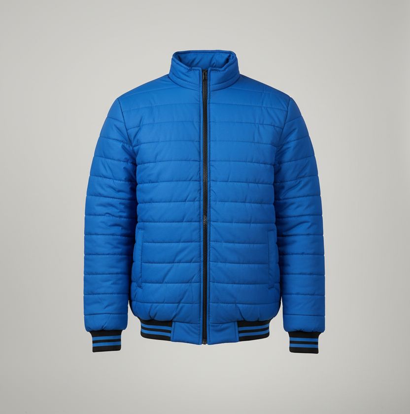 Panelled Quilted Puffer Jacket - Qafilastudio