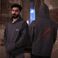 Karegare Charcoal Hoodie - Qafilastudio